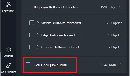 Geri Dönüşüm Kutusu